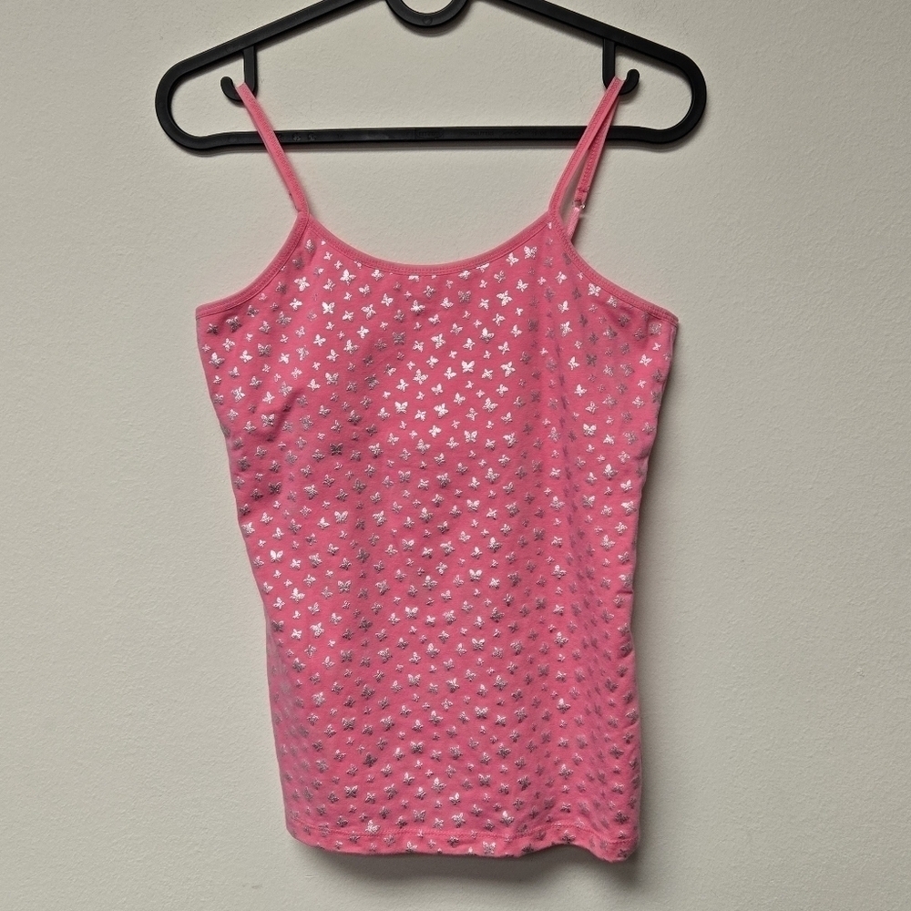 BCG Butterfly Cami Tank Top Pink XL (16)